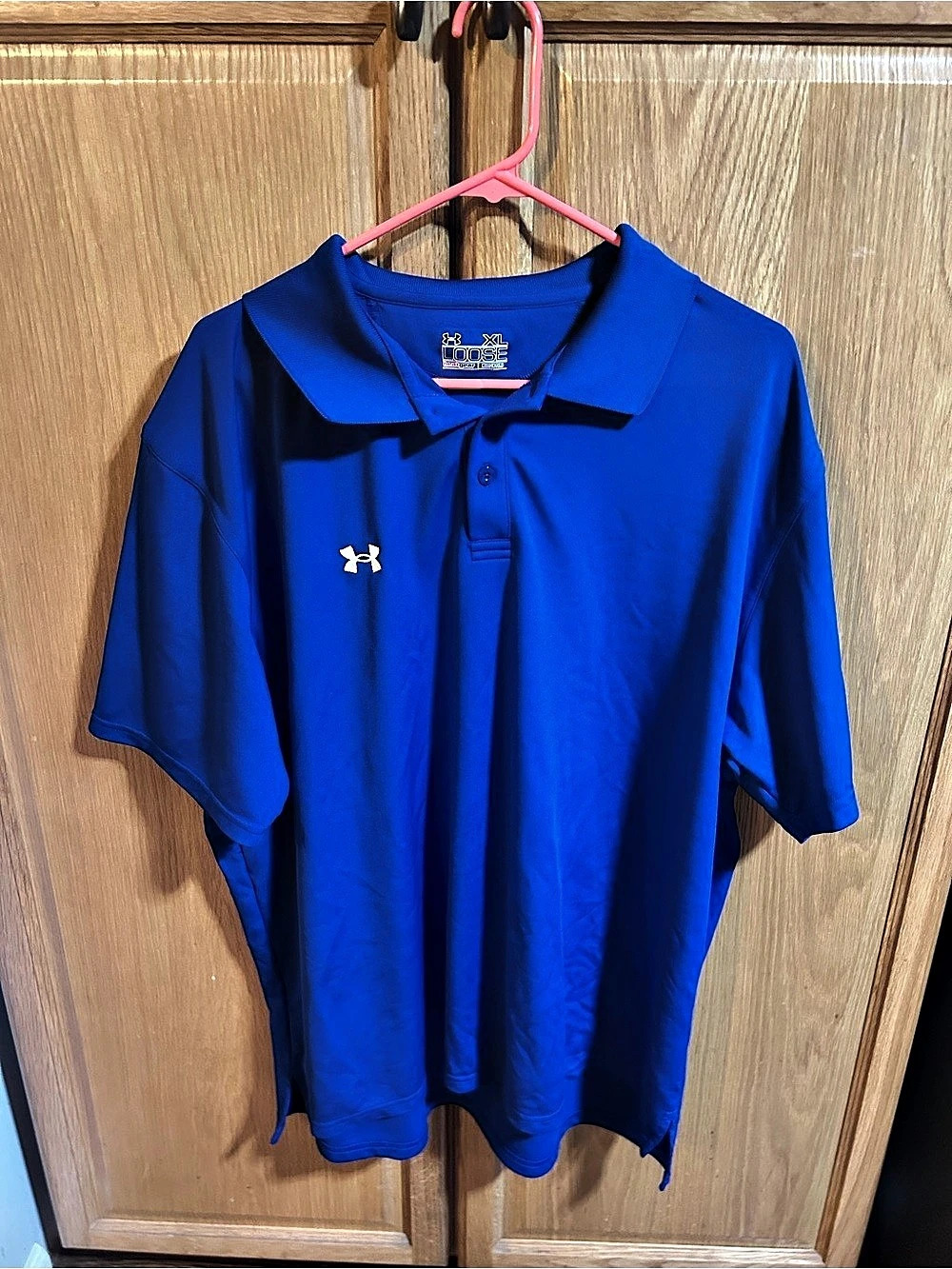 Under Armour Loose Fit Performance Polo Blue XL